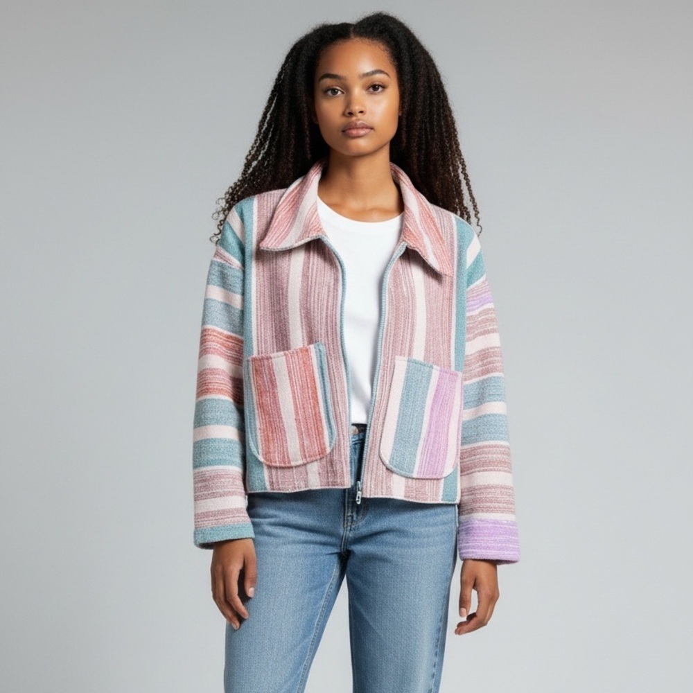 Handmade blanket coat